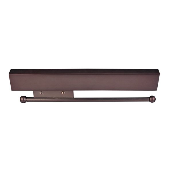 Hardware Resources Brushed Oil Rubbed Bronze 12" Sliding Valet Rod 295W-DBAC